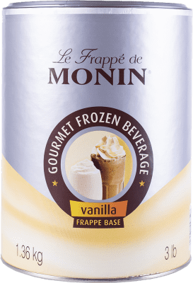 Free Shipping | Schnapps Monin Frappé Base France Special Can 1 L 1.36 kg Vanilla