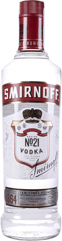 14,95 € | Vodka Smirnoff Sin Dosificador Rusia 70 cl