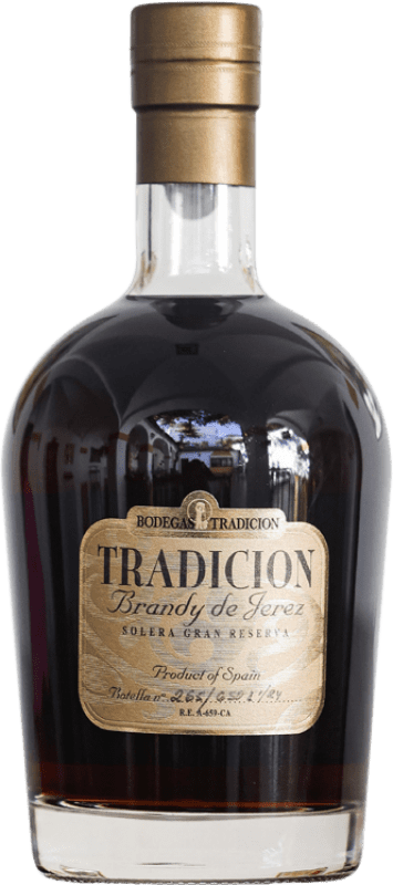 Envoi gratuit | Brandy Tradición Solera Grande Réserve D.O. Jerez-Xérès-Sherry Espagne 70 cl