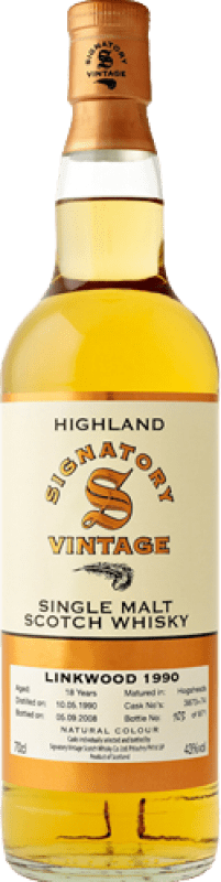 49,95 € | Whisky Single Malt Signatory Vintage At Linkwood 1990 Royaume-Uni 70 cl