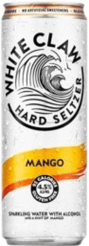 Envoi gratuit | Boissons et Mixers White Claw Mango États Unis Boîte 33 cl