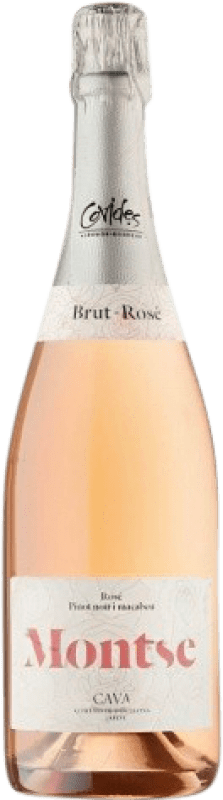 8,95 € | ロゼスパークリングワイン Covides Montse Brut D.O. Cava カタロニア スペイン Pinot Black 75 cl