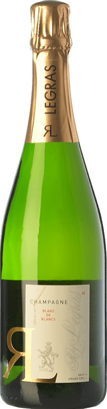 113,95 € | Espumante branco Legras Blanc de Blancs Grand Cru Brut A.O.C. Champagne Champagne França Garrafa Magnum 1,5 L