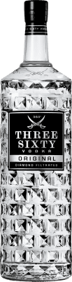 伏特加 Three Sixty Original 特别的瓶子 3 L