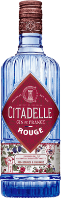Genièvre Gin Citadelle Rouge 70 cl Red Berries — Fruits Rouges, Rhubarb — Rhubarbe