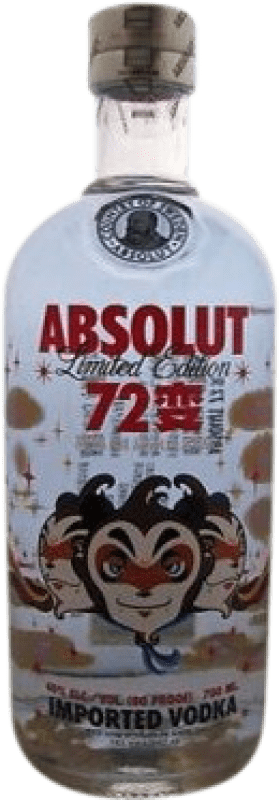 Envío gratis | Vodka Absolut 72 变 Suecia 70 cl