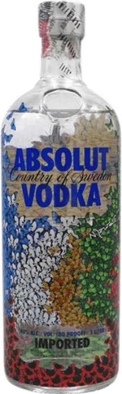 Spedizione Gratuita | Vodka Absolut Brazilian Butterfly Svezia 1 L