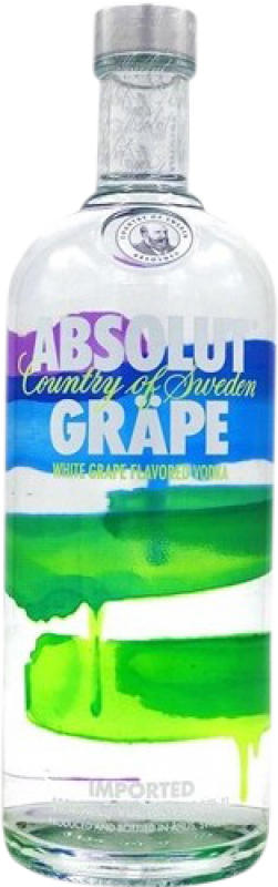 送料無料 | ウォッカ Absolut スウェーデン 1 L Grape — ブドウ