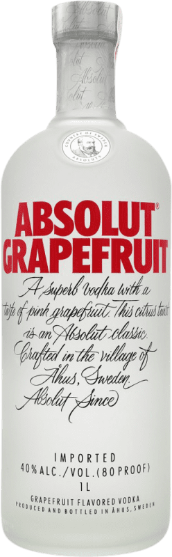 Spedizione Gratuita | Vodka Absolut Svezia 1 L Grapefruit — Pompelmo