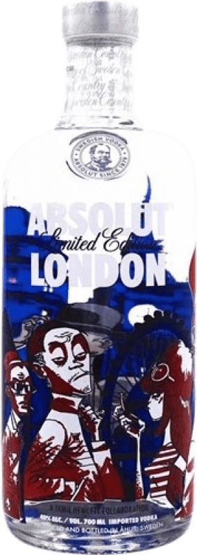 Spedizione Gratuita | Vodka Absolut London Edizione Limitata Svezia 70 cl