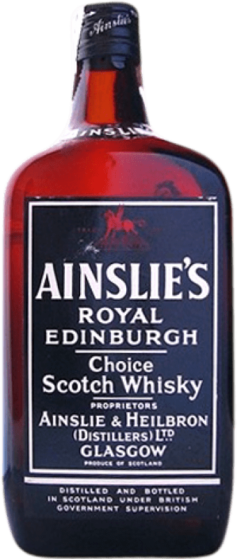 Envoi gratuit | Blended Whisky Ainslie's. Royal Edinburgh Royaume-Uni 70 cl