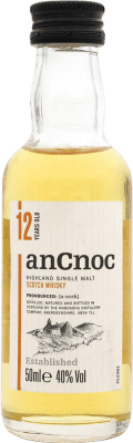 威士忌单一麦芽威士忌 anCnoc Knockdhu 12 岁 微型瓶 5 cl