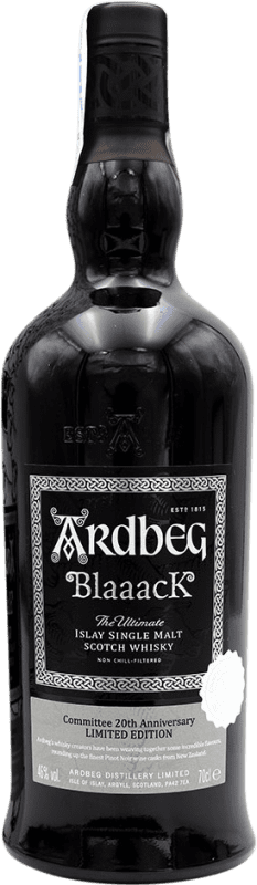 Kostenloser Versand | Whiskey Single Malt Ardbeg Blaaack The Ultimate Committee 20th Anniversary Schottland Großbritannien 70 cl