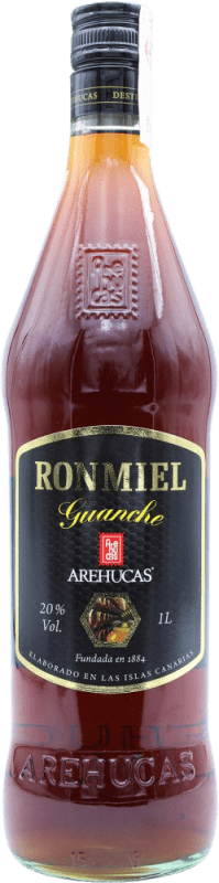 Envoi gratuit | Rhum Arehucas Miel Guanche Espagne 1 L