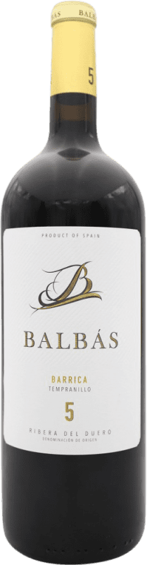 免费送货 | 红酒 Balbás Barrica 橡木 D.O. Ribera del Duero 西班牙 Tempranillo 瓶子 Magnum 1,5 L