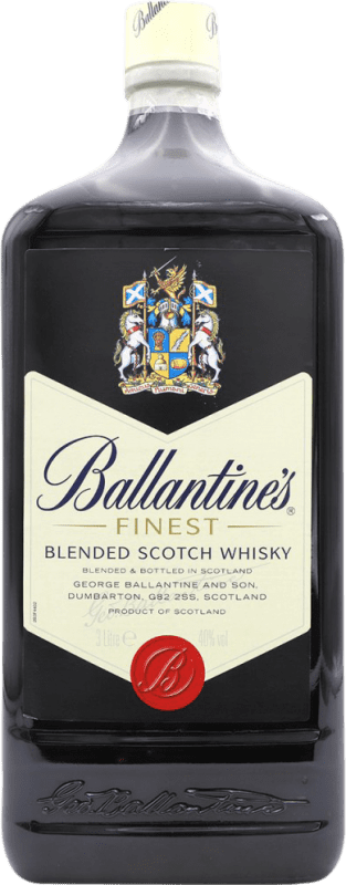 免费送货 | 威士忌混合 Ballantine's 苏格兰 英国 特别的瓶子 3 L