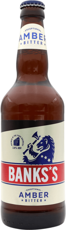 Kostenloser Versand | Bier Banks's. Amber Bitter Großbritannien Medium Flasche 50 cl