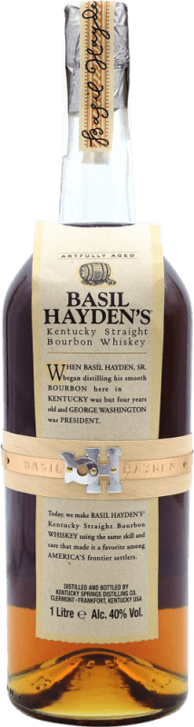 Free Shipping | Whisky Bourbon Basil Hayden's. Collector's Specimen United States 1 L