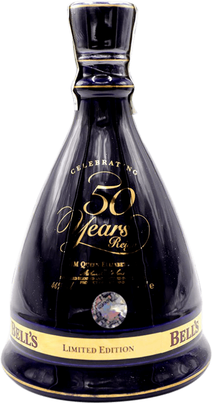 Free Shipping | Blended Whisky Bell's Conmemorativo 50 Years Isabel II Scotland United Kingdom 50 Years 70 cl