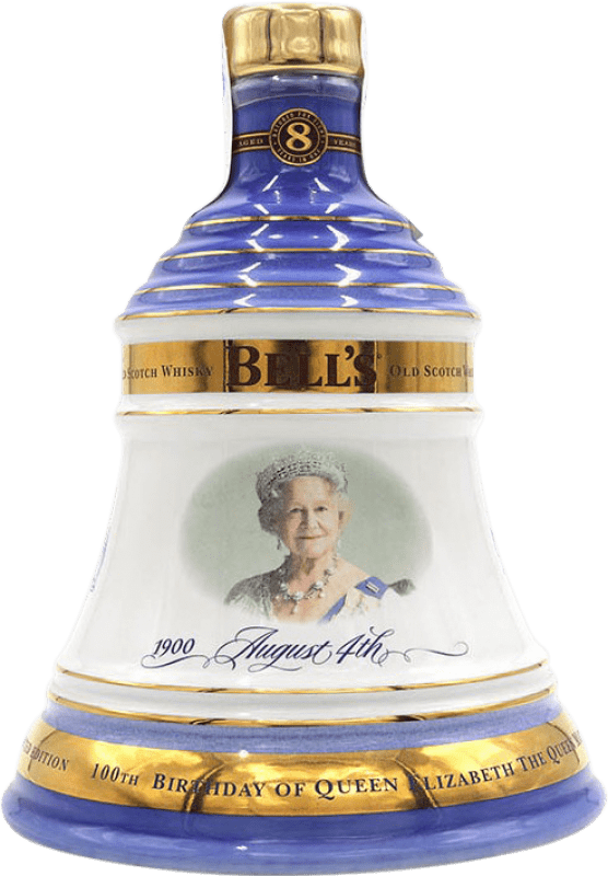 Free Shipping | Whisky Blended Bell's Queen Elizabeth 100th Birthday Scotland United Kingdom 70 cl