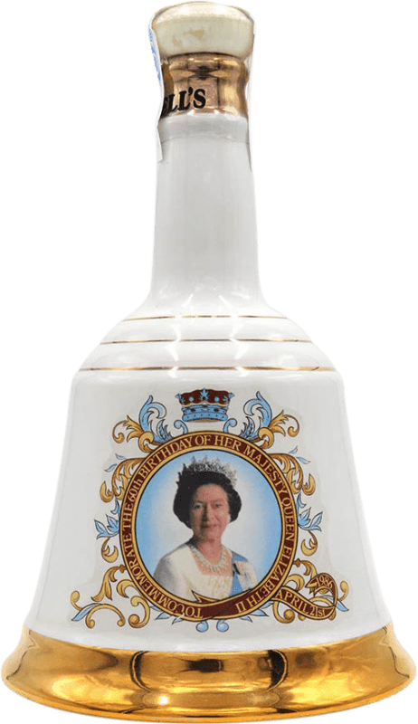 Envoi gratuit | Blended Whisky Bell's Queen Elizabeth II 60th Birthday Royaume-Uni 70 cl