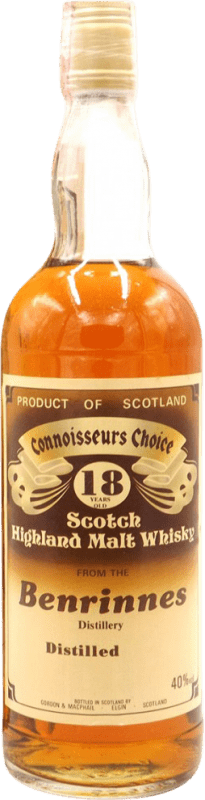 1 003,95 € Envío gratis | Whisky Single Malt Benrinnes 18 Años Ejemplar Coleccionista No Apto para Consumo 1 003,95 € Envío gratis | Whisky Single Malt Benrinnes 18 Años Ejemplar Coleccionista No Apto para Consumo