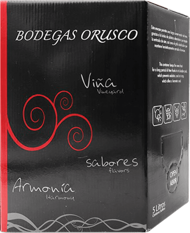 Spedizione Gratuita | Vino bianco Orusco Blanco Spagna Bag in Box 5 L