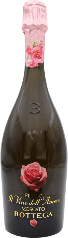 Бесплатная доставка | Белое игристое Bottega Pétalo Il Vino dell' Amore I.G. Tokaj-Hegyalja Италия Muscat 75 cl