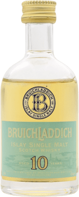 威士忌单一麦芽威士忌 Bruichladdich 收藏家标本 10 岁 微型瓶 5 cl