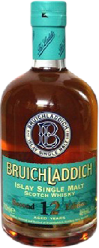 215,95 € | Single Malt Whisky Bruichladdich Spécimen de Collection Ecosse Royaume-Uni 12 Ans 70 cl