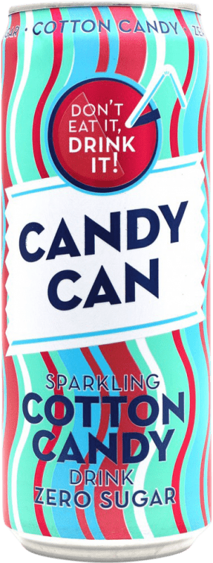 3,95 € Spedizione Gratuita | Bibite Candy Can Lattina Medium 50 cl Cotton Candy — Zucchero Filato