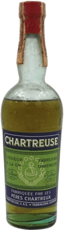 Free Shipping | Spirits Chartreuse Verde Collector's Specimen France Half Bottle 37 cl