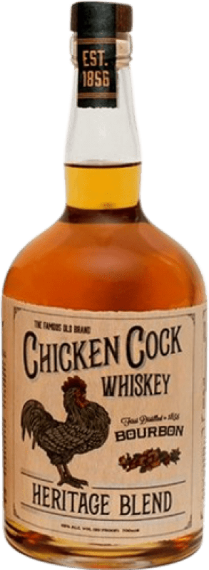 52,95 € | Whisky Bourbon Chicken Cock Héritage — Légataire Traditionnel États Unis 70 cl