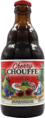 Bier Chouffe. Cherry Drittel-Liter-Flasche 33 cl