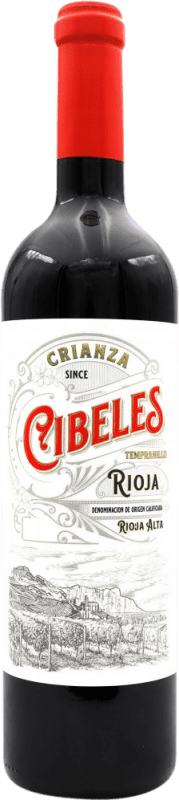 Free Shipping | Red wine Cibeles Aged D.O.Ca. Rioja Spain 75 cl