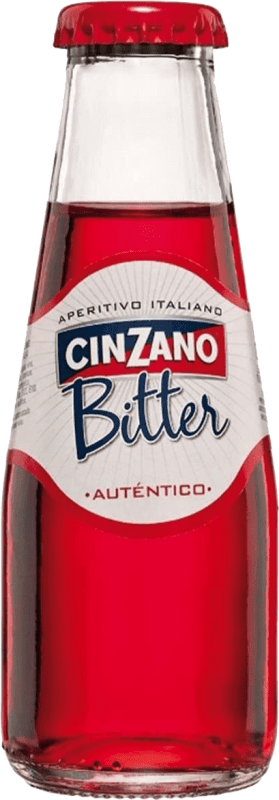 Free Shipping | 6 units box Soft Drinks & Mixers Cinzano Bitter Soda Italy Miniature Bottle 10 cl