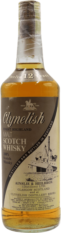 Kostenloser Versand | Whiskey Single Malt Clynelish Ainslie & Heilbron M. Di Chiano Milano Sammlerexemplar Großbritannien 12 Jahre 70 cl