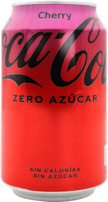 Envoi gratuit | Boissons et Mixers Coca-Cola Cherry Zero Espagne Boîte 33 cl