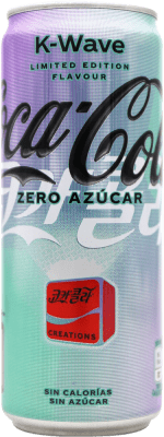 免费送货 | 饮料和搅拌机 Coca-Cola K-Wave Zero 西班牙 铝罐 33 cl