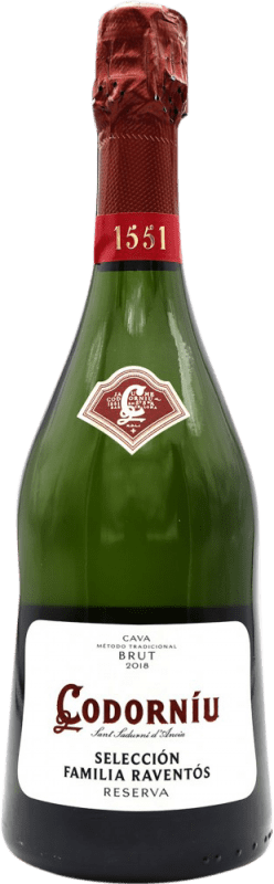 24,95 € Free Shipping | White Sparkling Wine Codorníu Familia Raventós Selection Reserve — Aged D.O. Cava