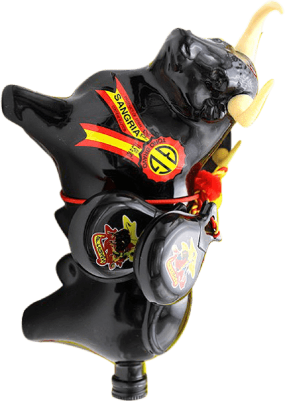 19,95 € Envio grátis | Sangria Limonada de Vinho Corrida de Toros Toro Bravo Meia Garrafa 37 cl