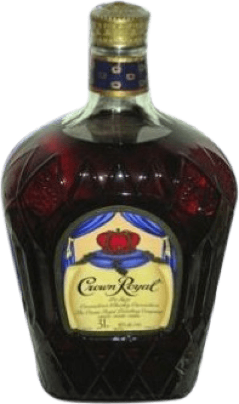 送料無料 | ウイスキーブレンド Crown Royal Canadian カナダ 特別なボトル 3 L