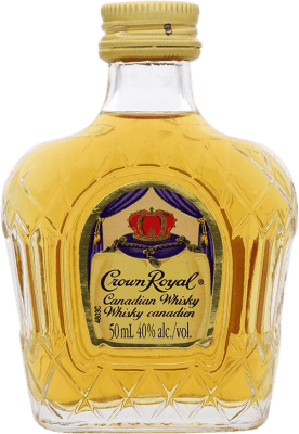 ウイスキーブレンド Crown Royal Canadian ミニチュアボトル 5 cl