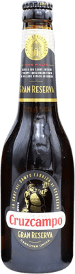 Bière Boîte de 6 unités Cruzcampo Grande Réserve Bouteille Tiers 33 cl