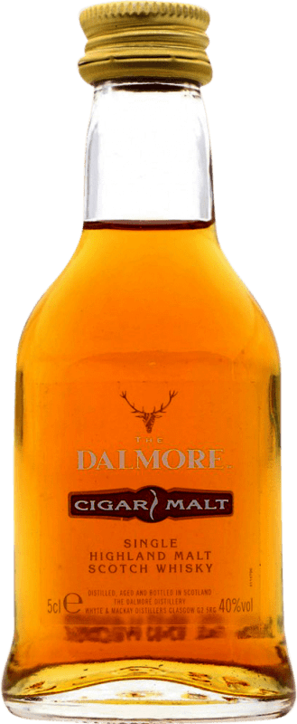 Бесплатная доставка | Односолодовый виски Dalmore Cigar Шотландия Объединенное Королевство Мини-бутылка 5 cl Malt — Солод