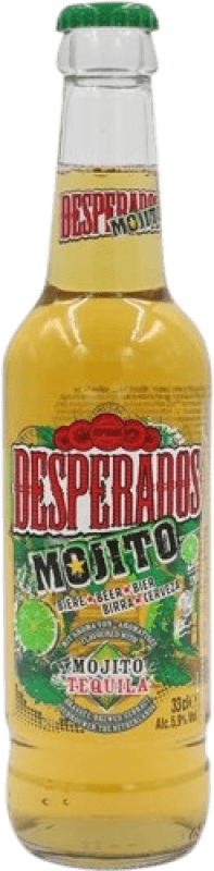 Kostenloser Versand | Bier Desperados Mojito Frankreich Drittel-Liter-Flasche 33 cl