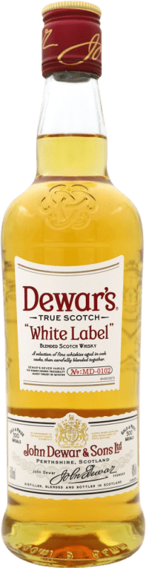 Free Shipping | Whisky Blended Dewar's White Label Scotland United Kingdom Medium Bottle 50 cl