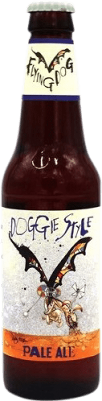 Kostenloser Versand | Bier Doggie Style. Pale Ale Vereinigte Staaten Drittel-Liter-Flasche 35 cl