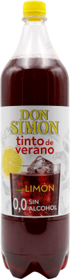 Boissons et Mixers Don Simón Tinto de Verano al Limón Bouteille Spéciale 1,5 L Sans Alcool