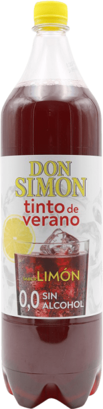 6,95 € Spedizione Gratuita | Bibite e Mixer Don Simón Tinto de Verano al Limón Bottiglia Speciale 1,5 L